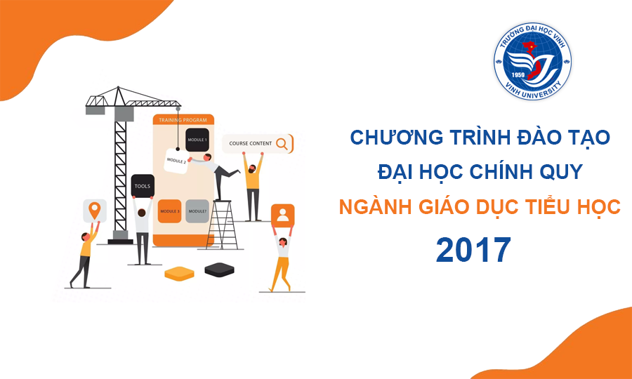 Chương trình đào tạo đại học chính quy ngành Giáo dục Tiểu học 2017