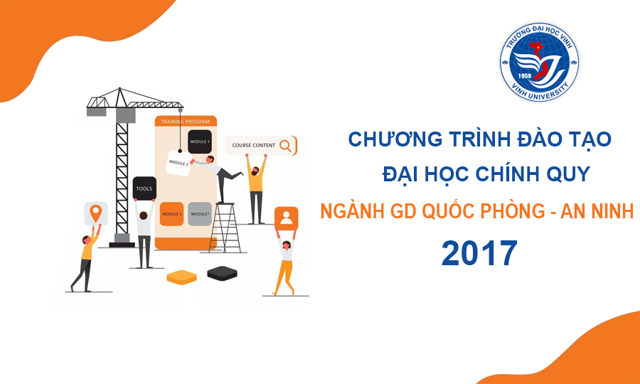 Chương trình đào tạo đại học chính quy ngành Giáo dục Quốc phòng - An ninh 2017