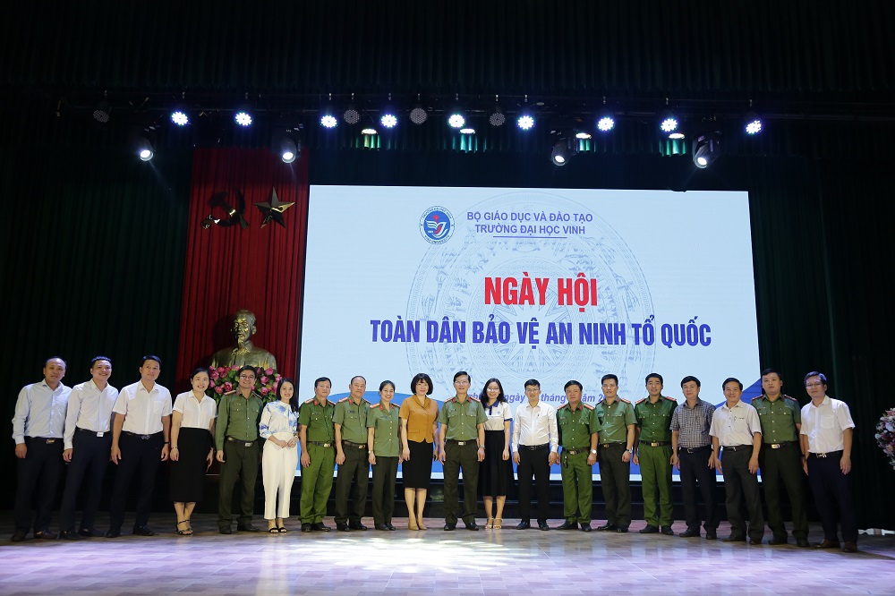 Trường Đại học Vinh tổ chức Ngày hội toàn dân bảo vệ An ninh Tổ quốc năm 2022