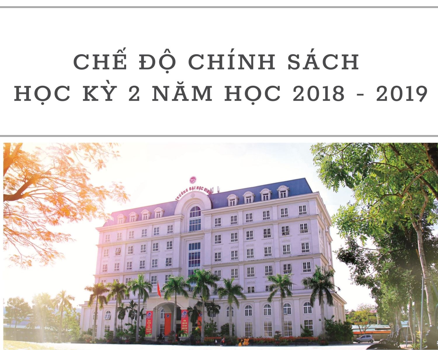 Trường Đại học Vinh cấp phát gần 11 tỷ đồng cho học sinh, sinh viên thuộc chế độ chính sách trong học kỳ 2 năm học 2018 - 2019