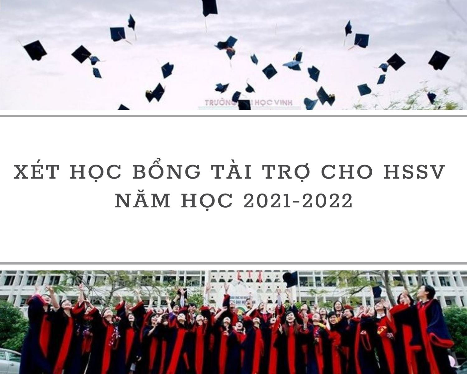 Hướng dẫn xét học bổng tài trợ cho HSSV năm học 2021-2022