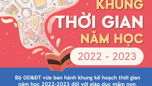 Bộ GD&ĐT ban hành khung kế hoạch thời gian năm học 2022 - 2023