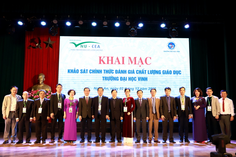 Khai mạc Khảo sát chính thức Đánh giá chất lượng giáo dục (Chu kỳ 2) Trường Đại học Vinh