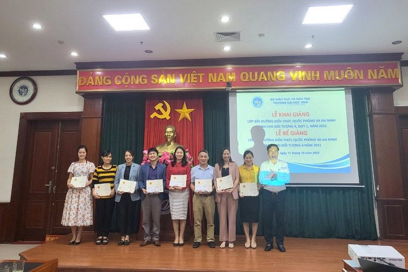 Khai giảng Lớp bồi dưỡng kiến thức Quốc phòng - An ninh cho đối tượng 4 đợt 1 năm 2022
