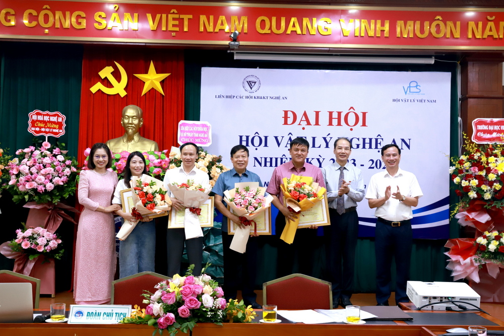 Đại hội Hội Vật lý Nghệ An nhiệm kỳ 2023 - 2028 thành công tốt đẹp