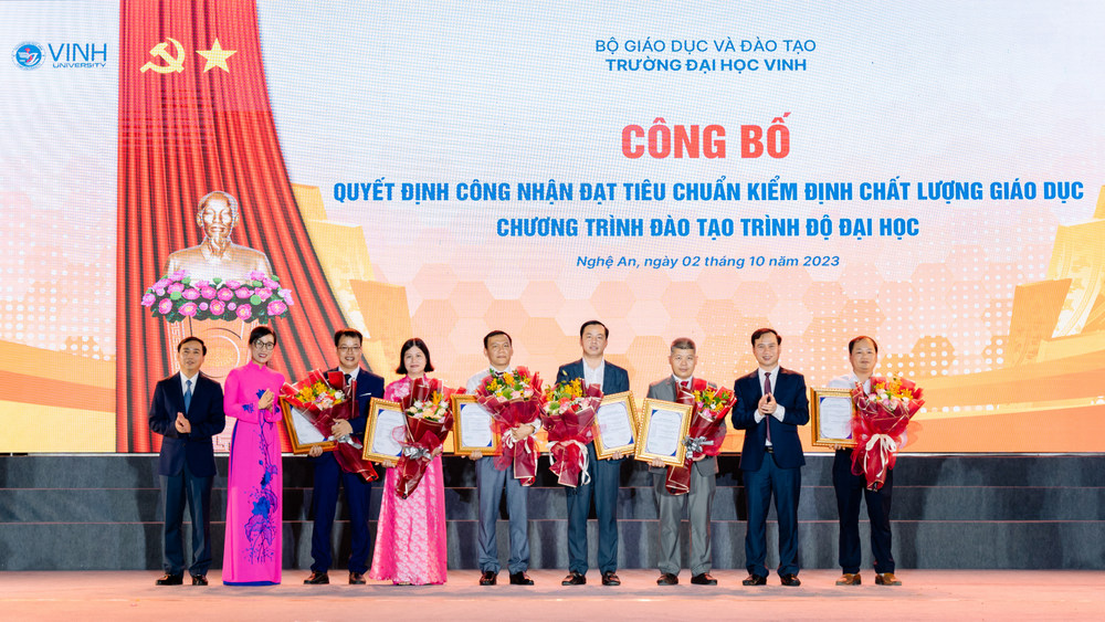 Mười kết quả nổi bật của Trường Đại học Vinh trong năm 2023