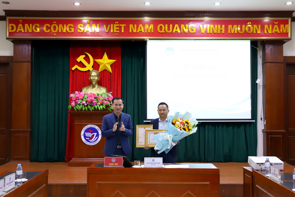 Lần đầu tiên Trường Đại học Vinh có Bằng độc quyền sáng chế