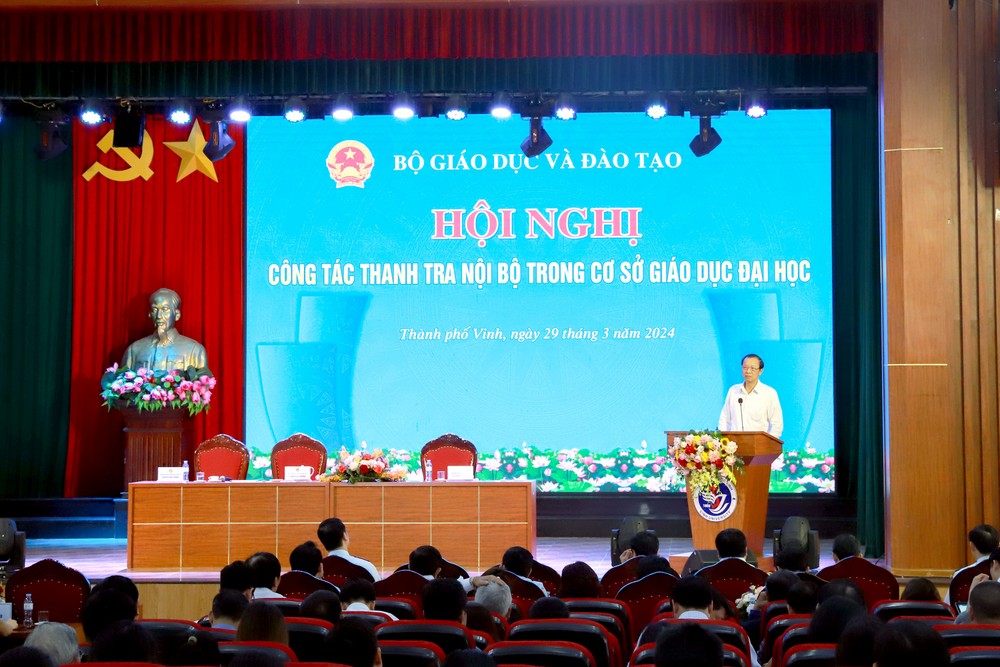 Bộ Giáo dục và Đào tạo tổ chức Hội nghị công tác thanh tra nội bộ các cơ sở giáo dục đại học