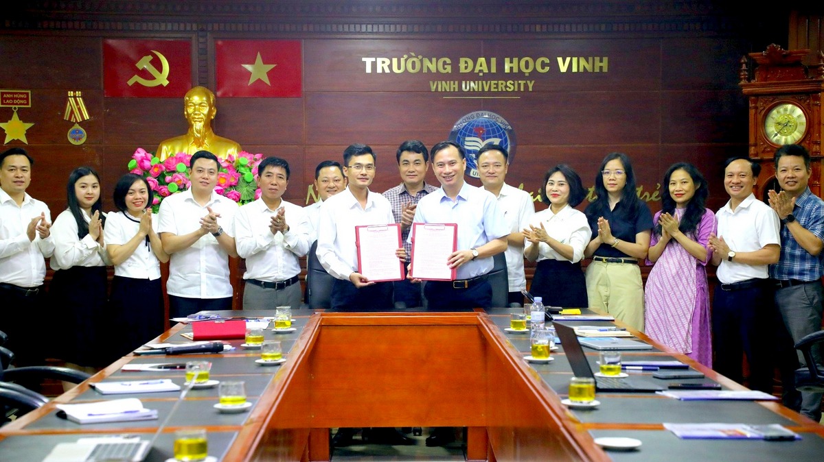 Hệ thống giáo dục NTG thăm và làm việc tại Trường Đại học Vinh